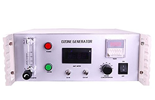 CGOLDENWALL 3g/h Lab Ozone Generator High Purity Medical Ozone Disinfection Machine for Hospital Pharmaceutical Sterilization Waste Water Treatment with Air-Cooled Ceramic Tube