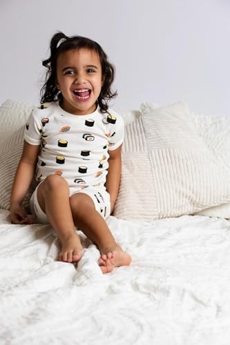 Image of monica + andy unisex-baby Organic Two-piece Shorty Pajama Set
