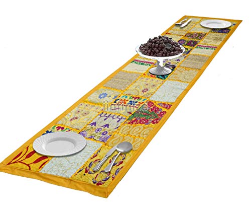 Chemin de table patchwork fait main, cadeau idéal pour amateurs de déco - 3