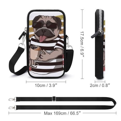 Pochette téléphone Carlin pour ranger cartes et smartphone sans encombrement