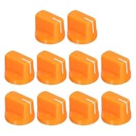 Widely use for guitar effect pedal knobs, amplifier control knobs, guitar parts accessories, and for controlling the effect of a variety of functions, such as level, speed, voice, etc. Easy to use, plastic control knob to be assembled to a potentiome...