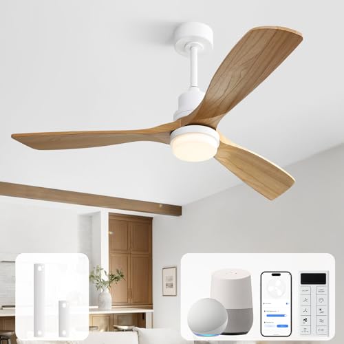 Sofucor 52" Smart Ceiling Fan with Lights, Work with Alexa/Google/APP by Sofucor - Used condition - US$99.99