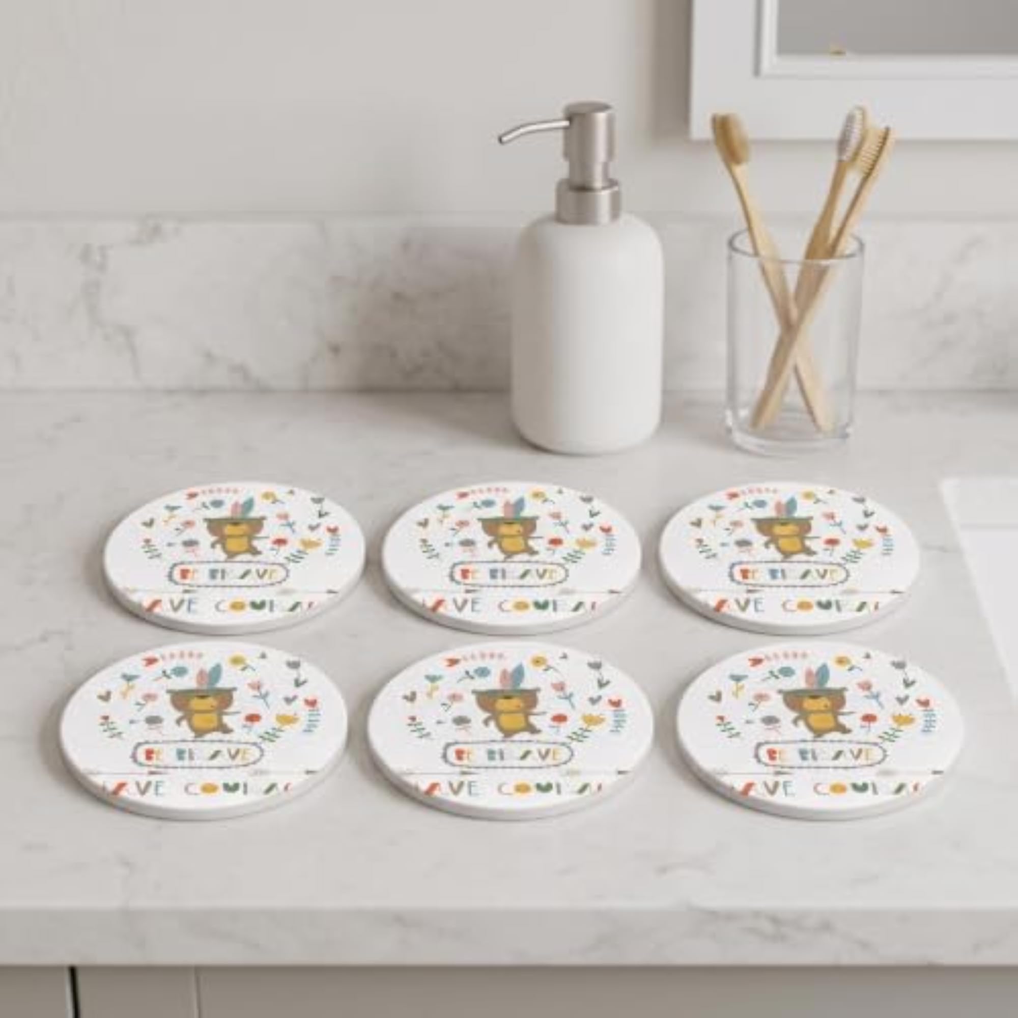 Diatomaceous Earth Absorbent Mat, Kitchen and Bathroom