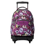 TOTTO - Mochila Escolar con Ruedas, Estampado Kitsune