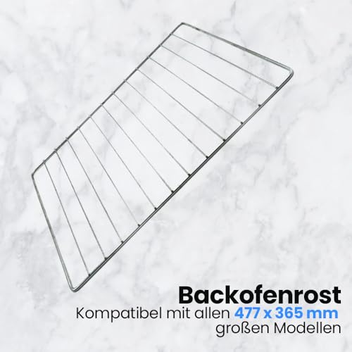 Anakel Home Backofenrost/Ofengitter Universal – 447 x 365 mm – Ersatzteil kompatibel mit allen Marken und Modellen – Backofen Gitter robust und langlebig – Originalcode C0081578