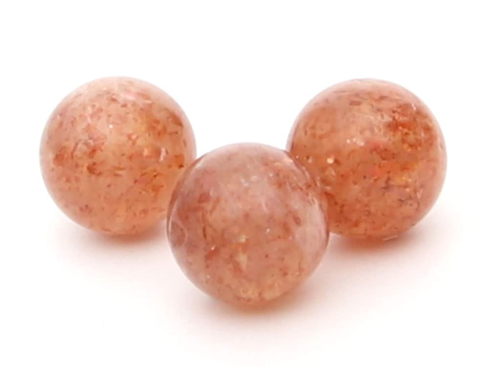 Amazon | (SAJ)1粒売り サンストーン 6mm パワーストーン バラ売り  