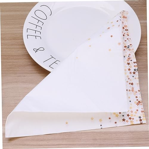 KALLORY 200 Pçs Guardanapos Coloridos Guardanapos De Papel Estrela Festa Guardanapos Impressão Guard