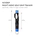 FCYZWP Golf Grip Trainer, Golf Training Aid,Golf Grip Kit,Golf Club Grips,Golf Swing Trainer Correct Hand Position,Improve Swing Rhythm,Golf Accessories Gifts (Black)
