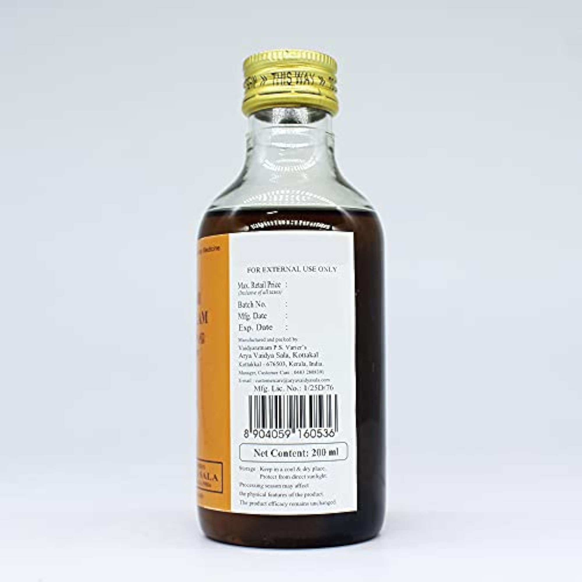Golden Oldie Herbs Durvadi Kera Tailam 200Ml