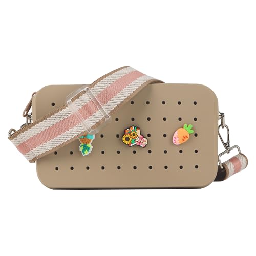 Silicone Crossbody Handbag, Portable Travel Shoulder Bag, Large Capacity, Perfect everyday use bag, Beach bag - Main Image