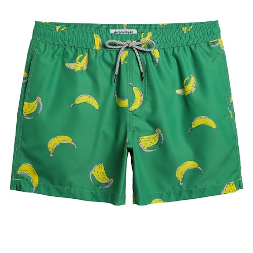 Image of maamgic Mens Swim Trunks 5 Inch with Mesh Liner Breathable for Beach