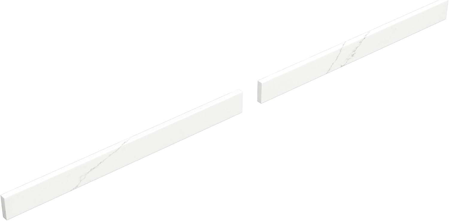 Wyndham Collection WCFVCA166BS 66" x 3" Backsplash - White Cultured Marble