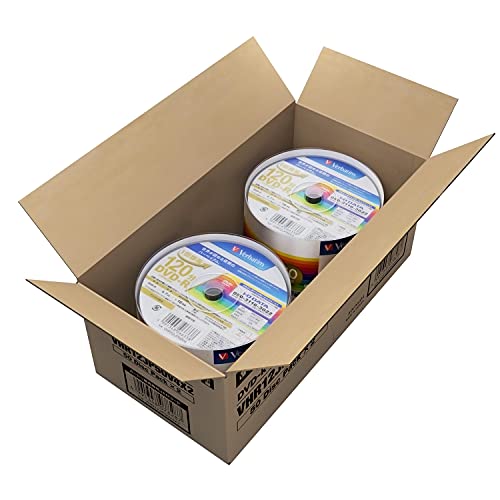 バーベイタムジャパン(Verbatim Japan) 1回録画用 DVD-R CPRM 120分 100枚(50Px2) ホワイトプリンタブル 片面1層 1-16倍速 VHR12JP50V4X2