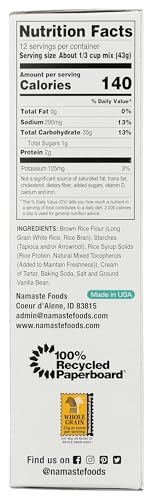 Namaste Foods Gluten Free Waffle & Pancake Mix, 21 oz (Pack of 6)