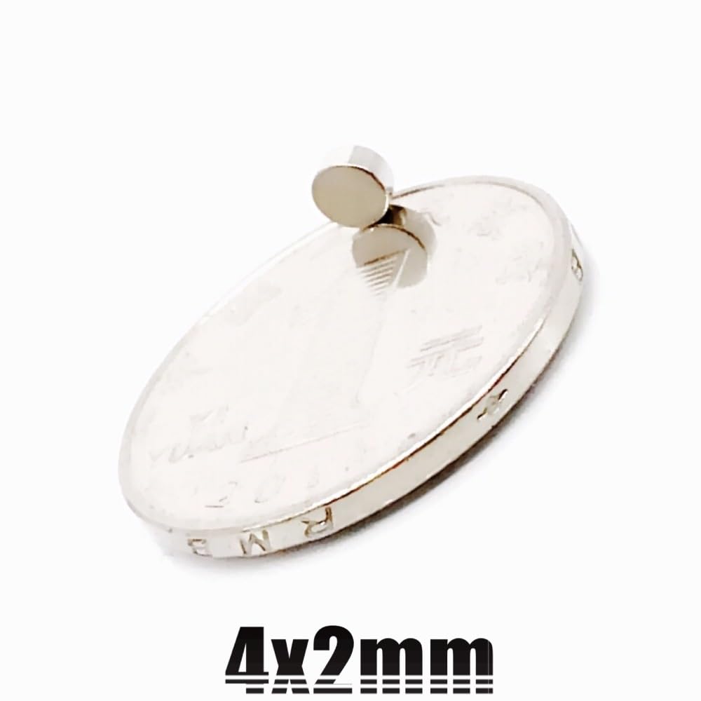 1000pcs 4x2mm disc Dia 4mm x 2mm Neodymium Rare Earth 4 * 2mm Magnet