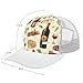 Theme Italian Cuisine Fashion Mesh Baseball Cap Adjustable Sport Sun Visor Hat Headwear for Men Women