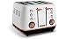 Morphy Richards 240115 Evoke - Tostadora de 4 rebanadas, color blanco