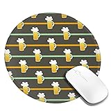 Weich und bequem - Überlegene Oberfläche aus Naturkautschuk und weichem Stoff, ungiftig und geruchlos. Mit einem ultra-glatten Tuch kann sich die Maus schnell und präzise auf einer glatten Oberfläche bewegen. Ideal für Ihren Laptop, Computer und PC.
