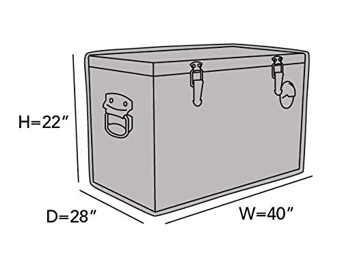image for Covermates Outdoor Ice Chest Cover - Water Resistant Polyester, Drawco