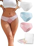 [ohyeahlady] レギュラー ショーツ レディース 【セット/単品】 大きいサイズ パンティ 肌に優しい 伸縮性 フルバック 綿 蒸れにくい 通気性 花柄レース セクシー 可愛い 下着 ローライズ 響きにくい 美尻 三点セット 3XL