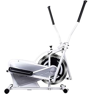 Step Fitness Machines, Dual-Action Air Elliptical Cross-Trainer Elliptical Trainer Exercise Machine Heavy Duty Cross Crank Driven And Monitor For Home Fitness Cardio Training Workout Fashionable