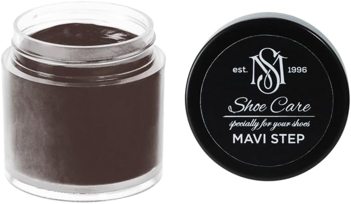 Suede & Nubuck Cream - NCS S 8005-Y80R Blackish Red Grey Brown - Color Renovator & Suede Conditioner for Velvet Texture by MAVI STEP - 1.70 fl oz / 50 ml