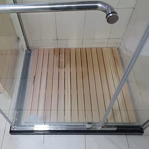 Tapis de bain diatomite et bambou antidérapant pour éviter les glissades - 3