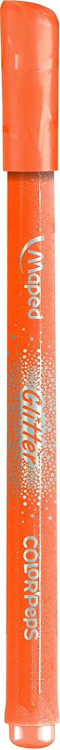 Maped Color'Peps Glitter 847110 Flamastry, Wielokolorowy, 10 sztuk