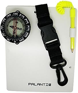 Palantic Scuba Dive Writing Slate with Compass and Pencil, 2"