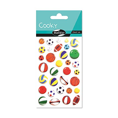 Maildor CY117C - una bustina di adesivi 3D 3D