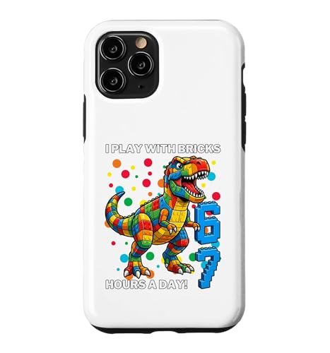 I Play With Bricks 6 7 Hours Per Day Dino T�V���c �X�}�z�P�[�X iPhone 11 Pro �p