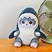 Imagen de Xshelley 25 cm de juguete de peluche de gato de tiburón peluche muñeca de peluche de tiburón kawaii