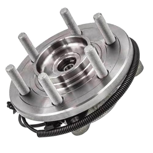 Image of Detroit Axle - Pair Front Wheel Bearing and Hubs Assembly 2WD with ABS 6 Lugs for 2015 2016 2017 Ford F-150 Wheel Hub Assembly RWD