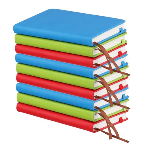 Carnets de poche A6 en lot de 9 avec papier premium 100g pour des notes fluides