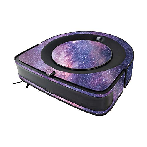 Image of MightySkins Glossy Glitter Skin Compatible with iRobot Roomba s9 Vacuum - Violet Stars | High-Gloss Glitter Finish | Easy to Apply and Change Styles | Made in The USA