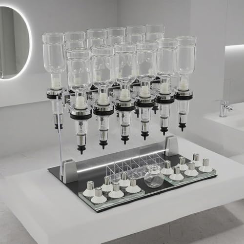 Dispensador manual de perfume con kit de llenado de 12 botellas para salones y tiendas 5