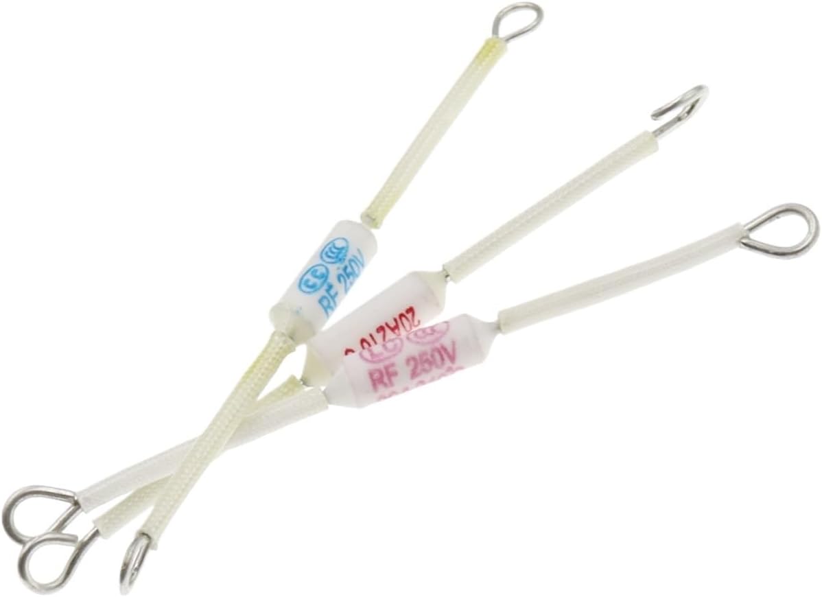 5PCS Rice Cooker Ceramic Thermal Fuse Cutoff 250V 10A/130C/155C/165C/185C 15A/20A/185C 20A/216C/240C(15A 185C)