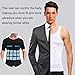 Shaperluv Tank 2.0 Mens, for Men Big and Tall, Male Compression Shirt, Enhance Chest and Mid-Section (Black, L)