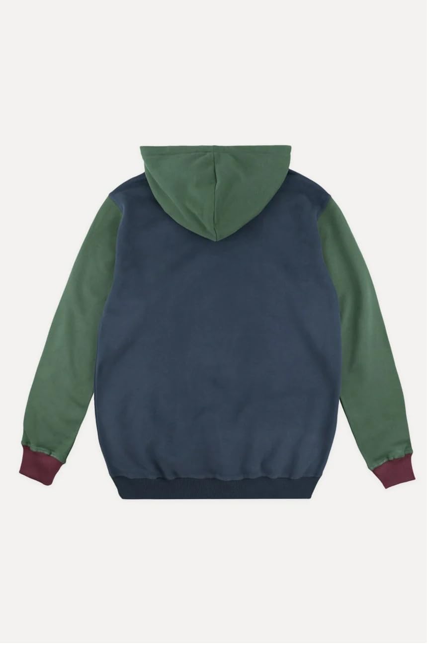 Męska bluza z kapturem 209010MCHN - niebieska, S