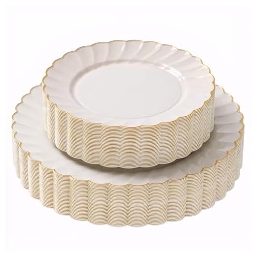 Elegant Heavyweight Plastic Party Plates