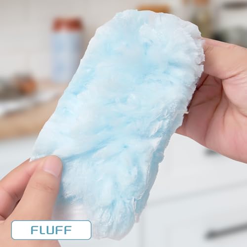 Image of 40 Count Disposable Dusters Refills Compatible with Swiffer Duster,Multi Surface 360 Heavy Duty Duster Refills for Cleaning Home,Celling Fan,Blinds,Vent&Shelves (1 Short Handle +1 Extenda Handle)