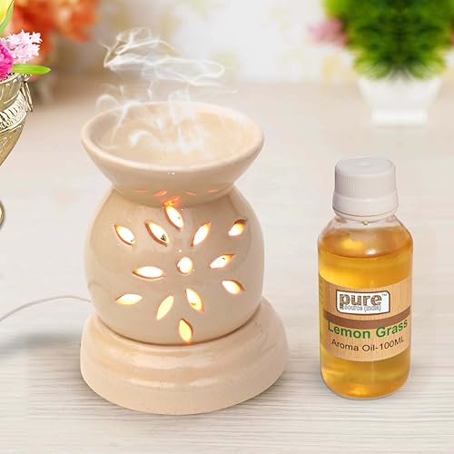 Pure Source India Essential Aroma Oil Lemongrass Pure Natural and Undiluted Dropper Type Pet Bottle (NATURAL) (100ml, Lemon Grass 100ml)