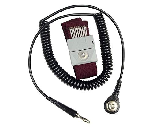 DESCO アジャスタブル リストストラップ 1.5mコイルコード付 2214