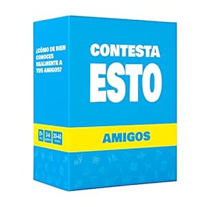 Contesta Esto – ¿Cómo de Bien Conoces a Tus Amigos y Familia? – Juego de Mesa de Cartas Divertido en Español – Regalo Original para Adolscentes y Adultes, Hombres y Mujeres