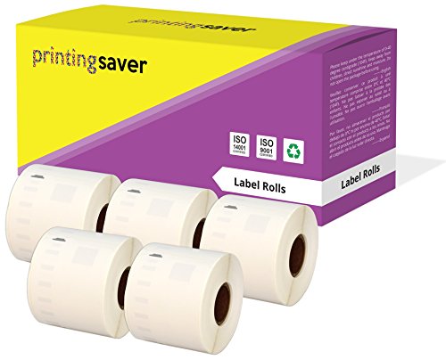 5 Rollen 99015 S0722440 54mm x 70mm Etiketten kompatibel für LabelWriter 4XL 450 400 330 320 310 Twin Turbo Duo Seiko SLP 450 430 420 400 240 220 200 120 100 Pro Plus (320 Etiketten pro Rolle) Cover