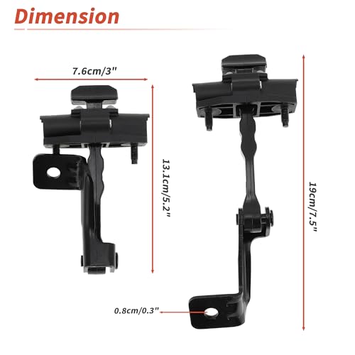 Partuto Front Right Door Check Strap for Telsa Model 3 2017-2021 Door Stop Stay Limiter No.1110298-00-D Front Passenger Side Door Check Arm Hinge Bracket RH Door Brake Stopper by Partuto - Image 7