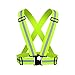 zdz Créatif Veste réfléchissante Visibilité Haute visibilité VES de sécurité réglable for la Nuit Cycliste Jogging Bandes de Gilet réfléchissant Cadeau (Color : Fluorescent Yellow, Taille : One Size)