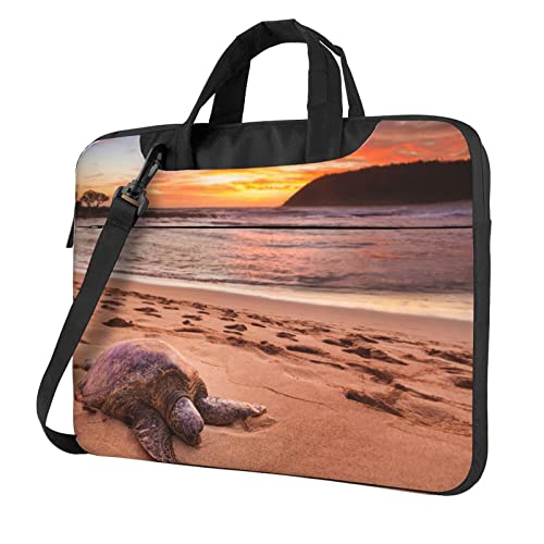 Sac à bandoulière pour ordinateur au coucher de soleil