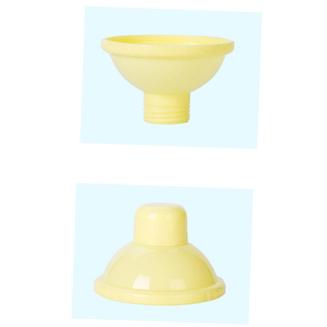 Portable Formula Dispenser High Capacity Detachable Milk Powder Container Non-Spill Stackable Snack Storage Box for Travel Feeding Food Grade PP Yellow