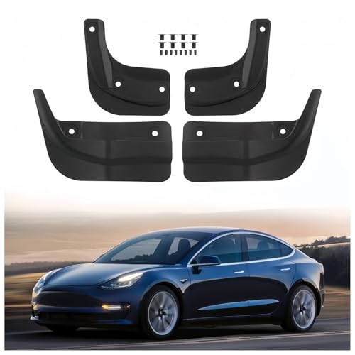 Guardabarros para Tesla Model 3 Highland y protectores contra salpicaduras 2